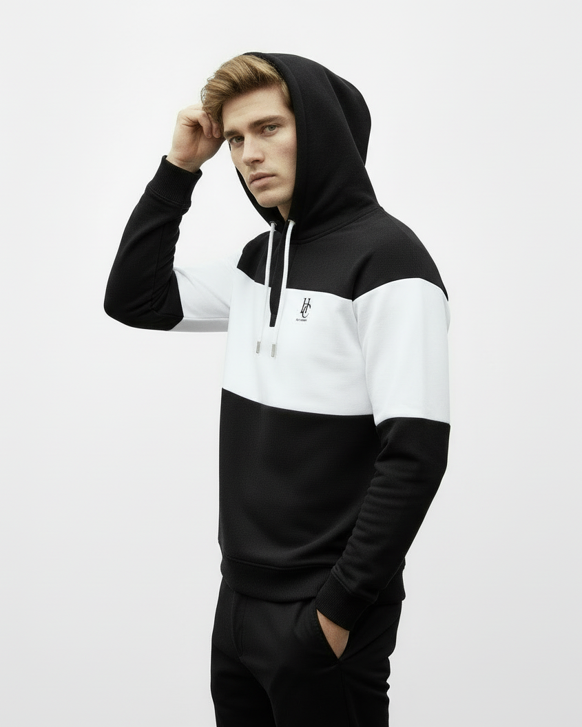 Model in three-quarter turn